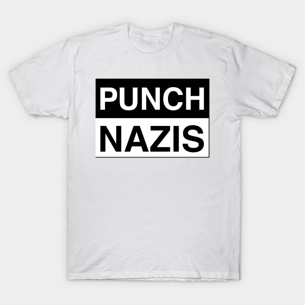 punch nazis T-Shirt by blacklives